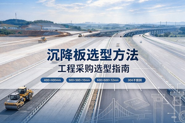 麦积沉降板选择方法