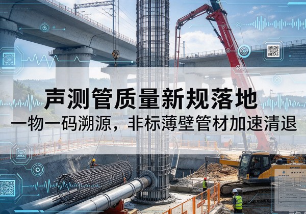 麦积声测管质量新规落地，一物一码溯源，非标薄壁管材加速清退
