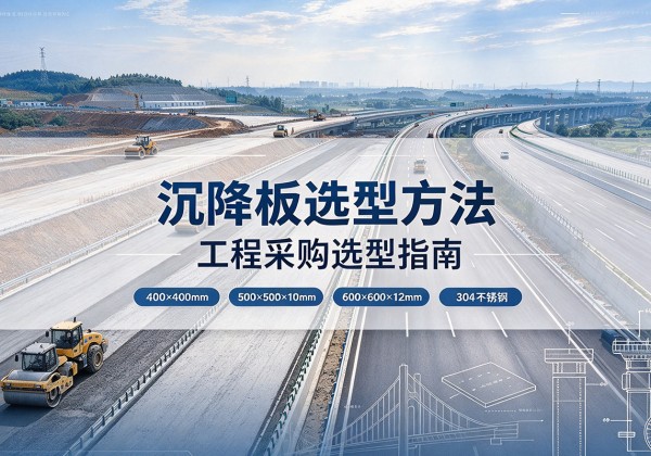 麦积沉降板选择方法